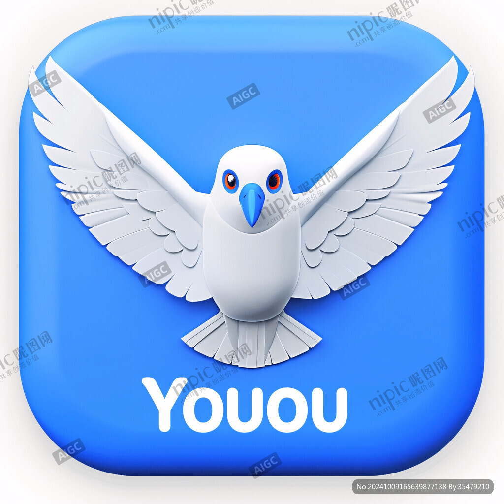 卡通飞鸟logo
