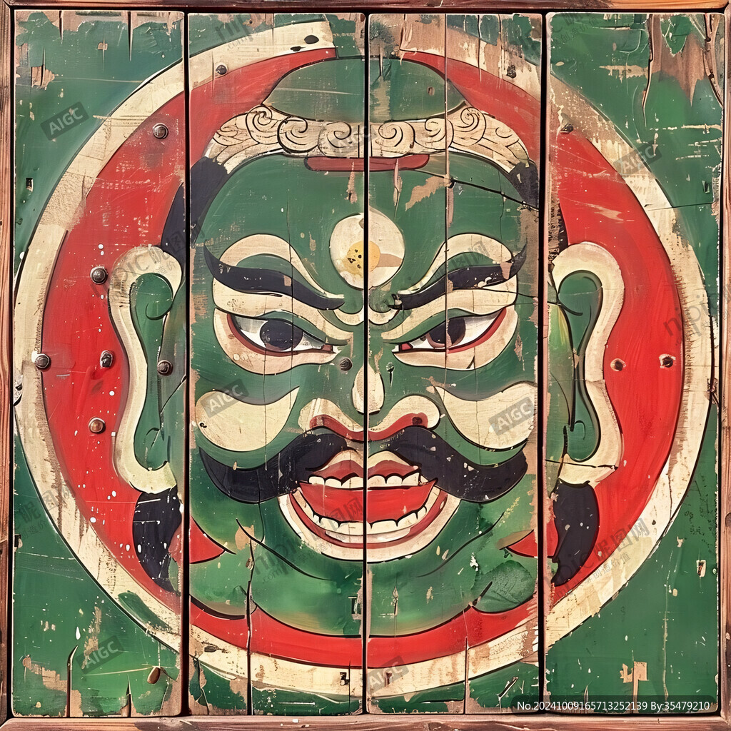 古代大门门神