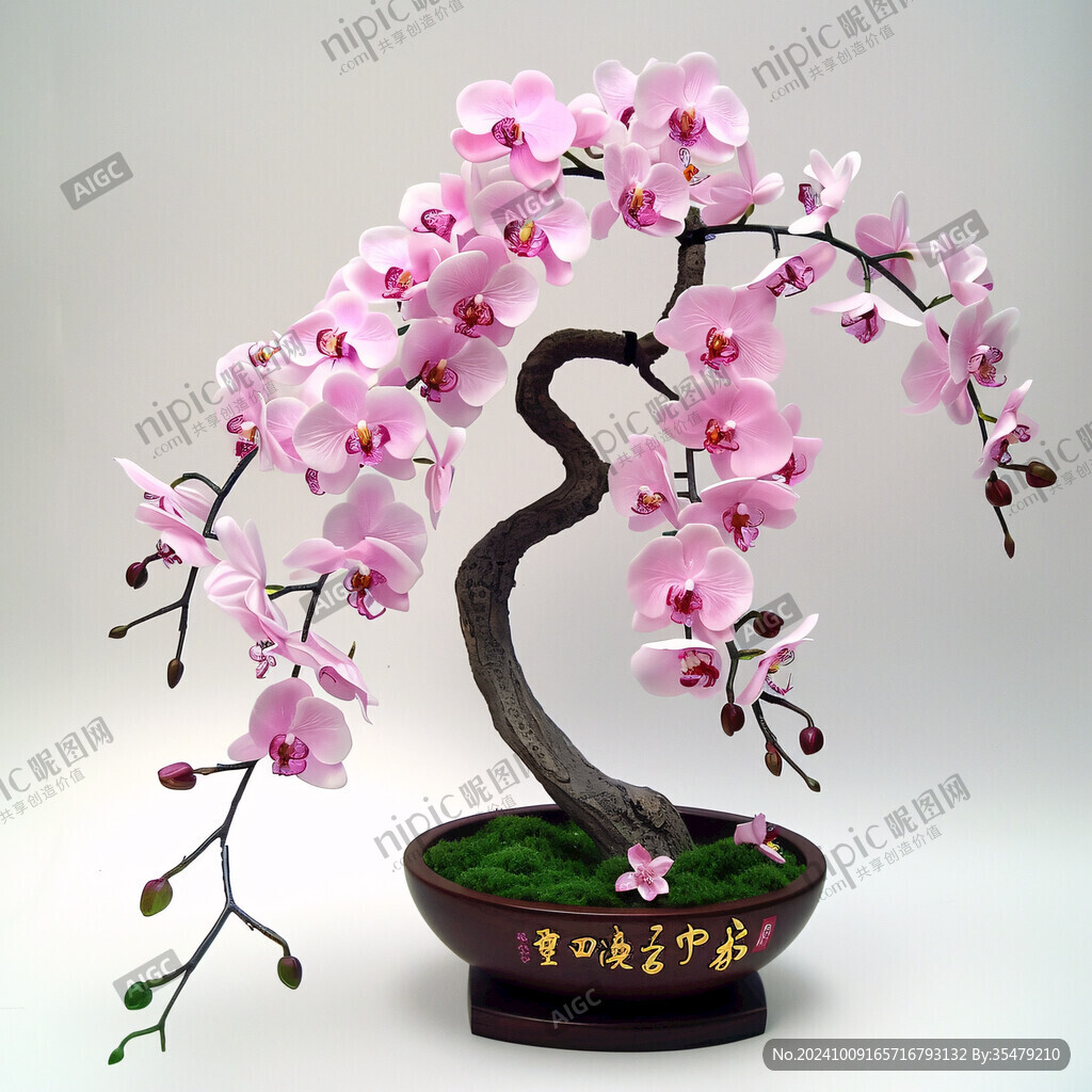 蝴蝶兰盆栽手工艺品