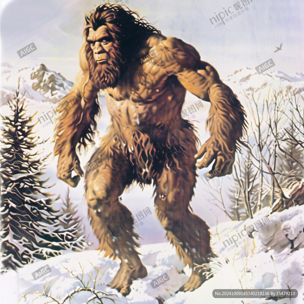 雄壮的动物插画