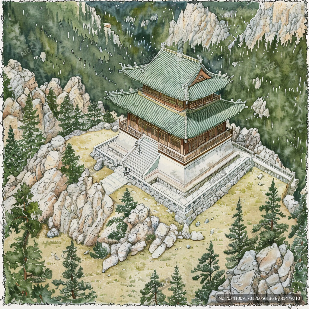 十三陵插画