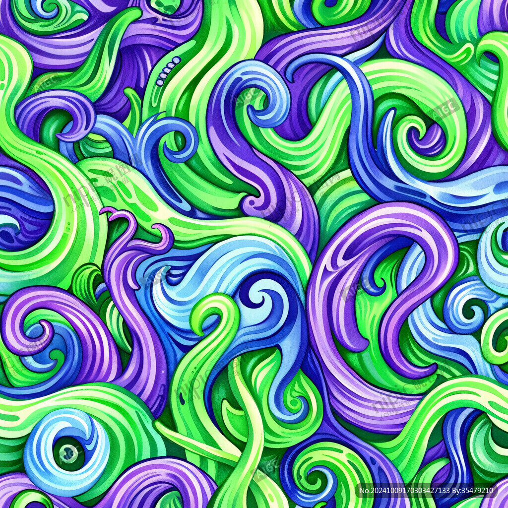 3d印花旋涡背景