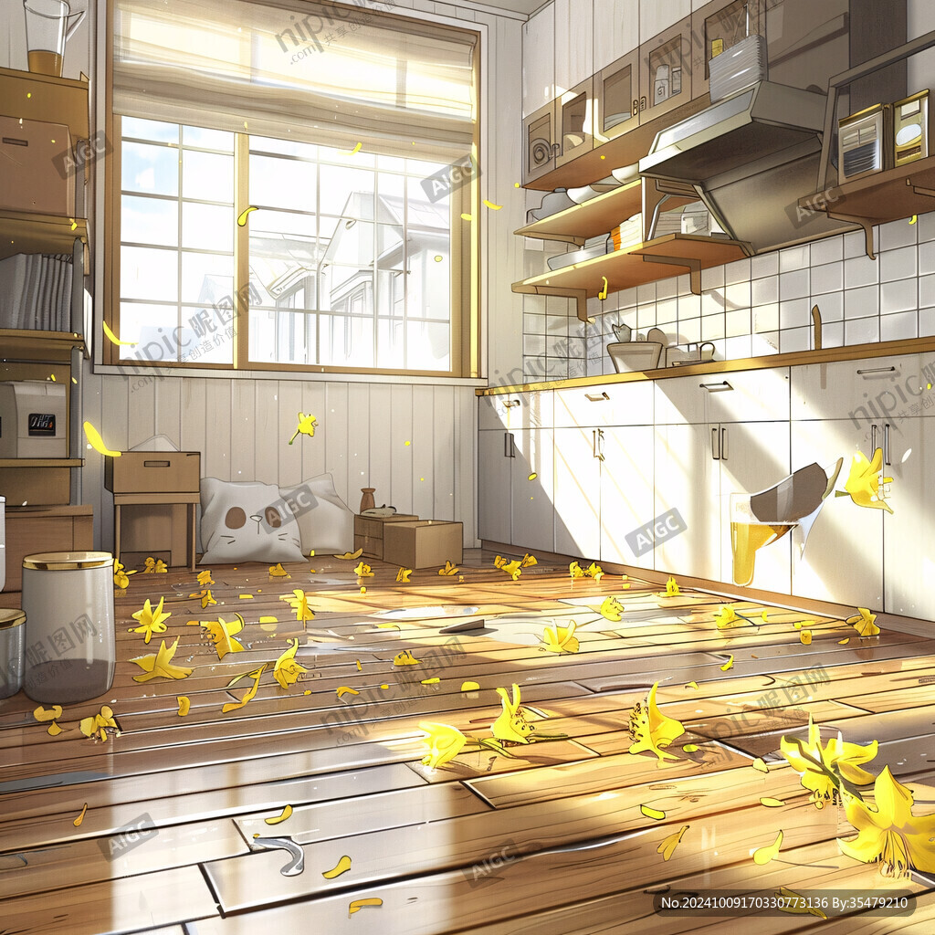 室内场景插画