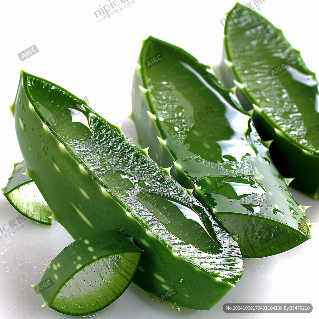 芦荟鲜叶片素材
