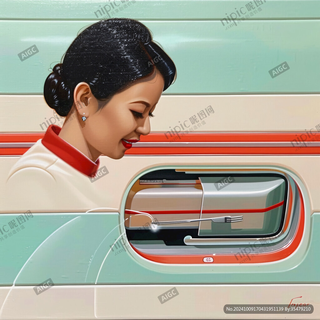 民国风美妆插画