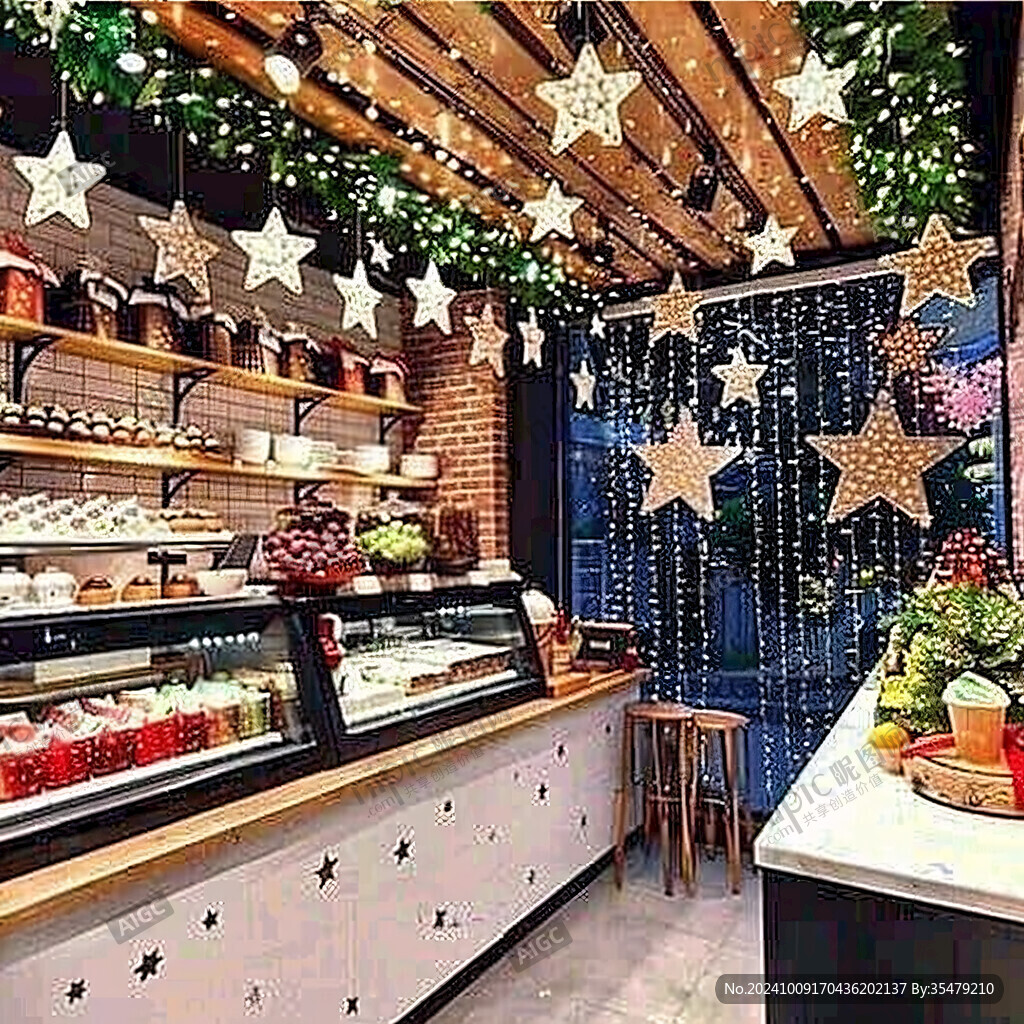星空系甜品区