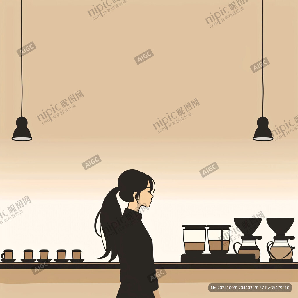 女人女性美女奶茶店
