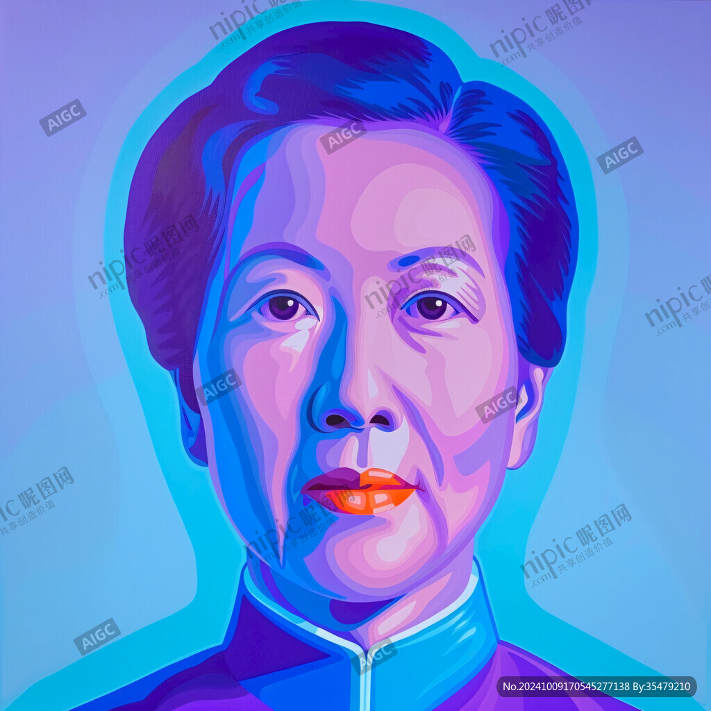 丙烯肖像画