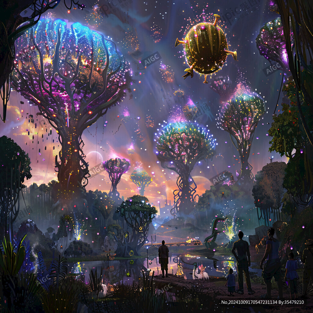 阿凡达一般的梦幻场景
