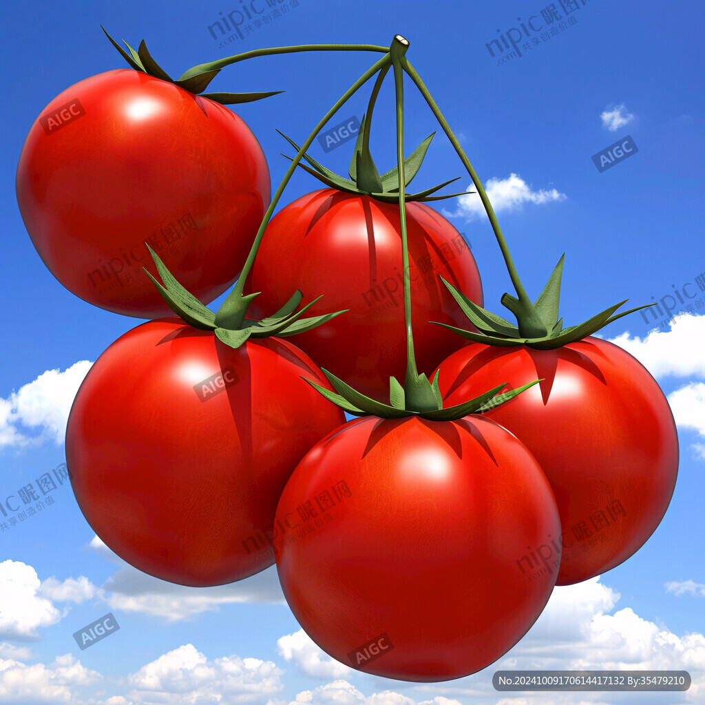 写实西红柿