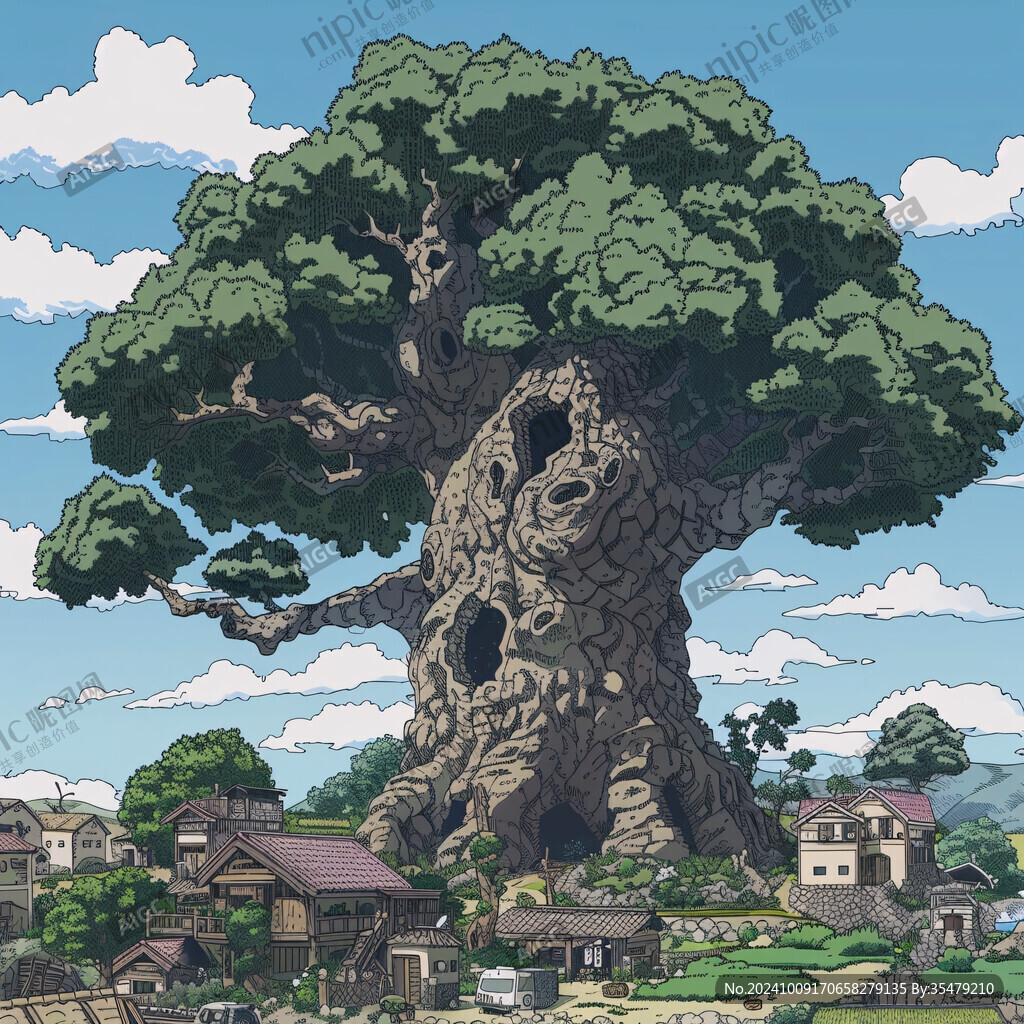 高像素大树