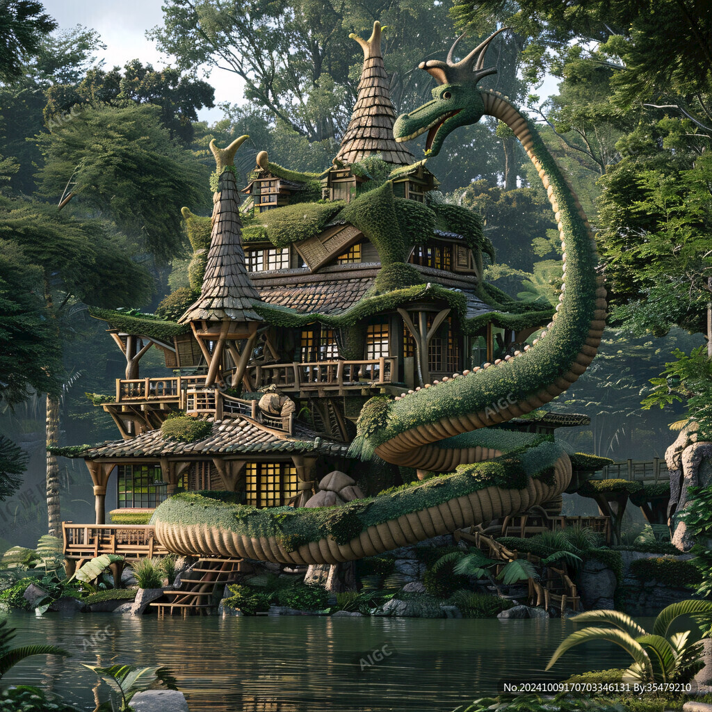 楼西双版纳悬浮岛设计