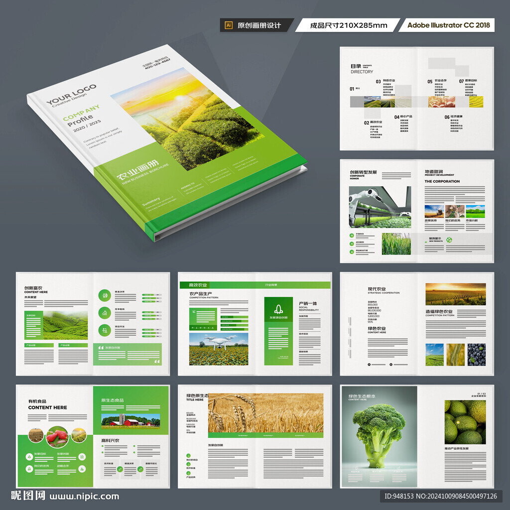 农产品宣传册