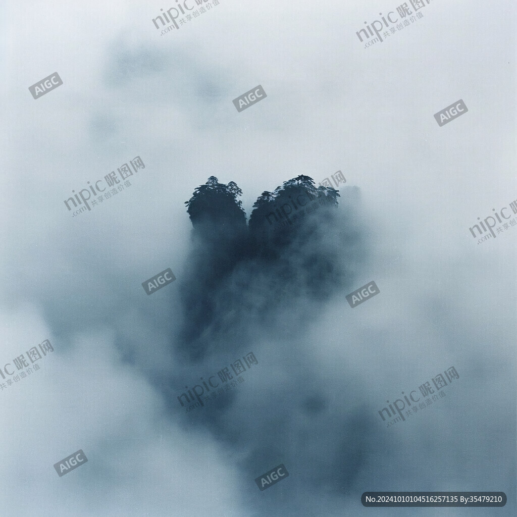 水墨天子山