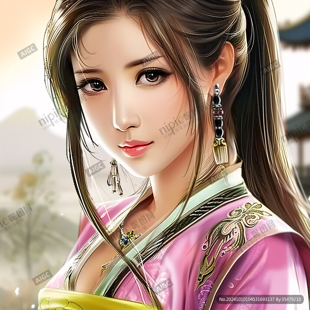 鼠绘古代美女