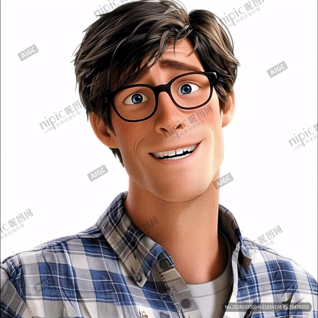 卡通写实漫画人物