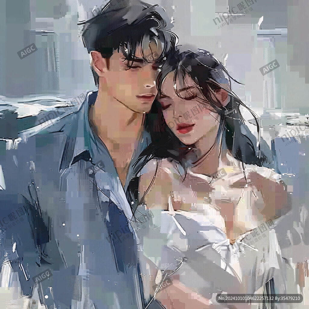 半身头像板绘