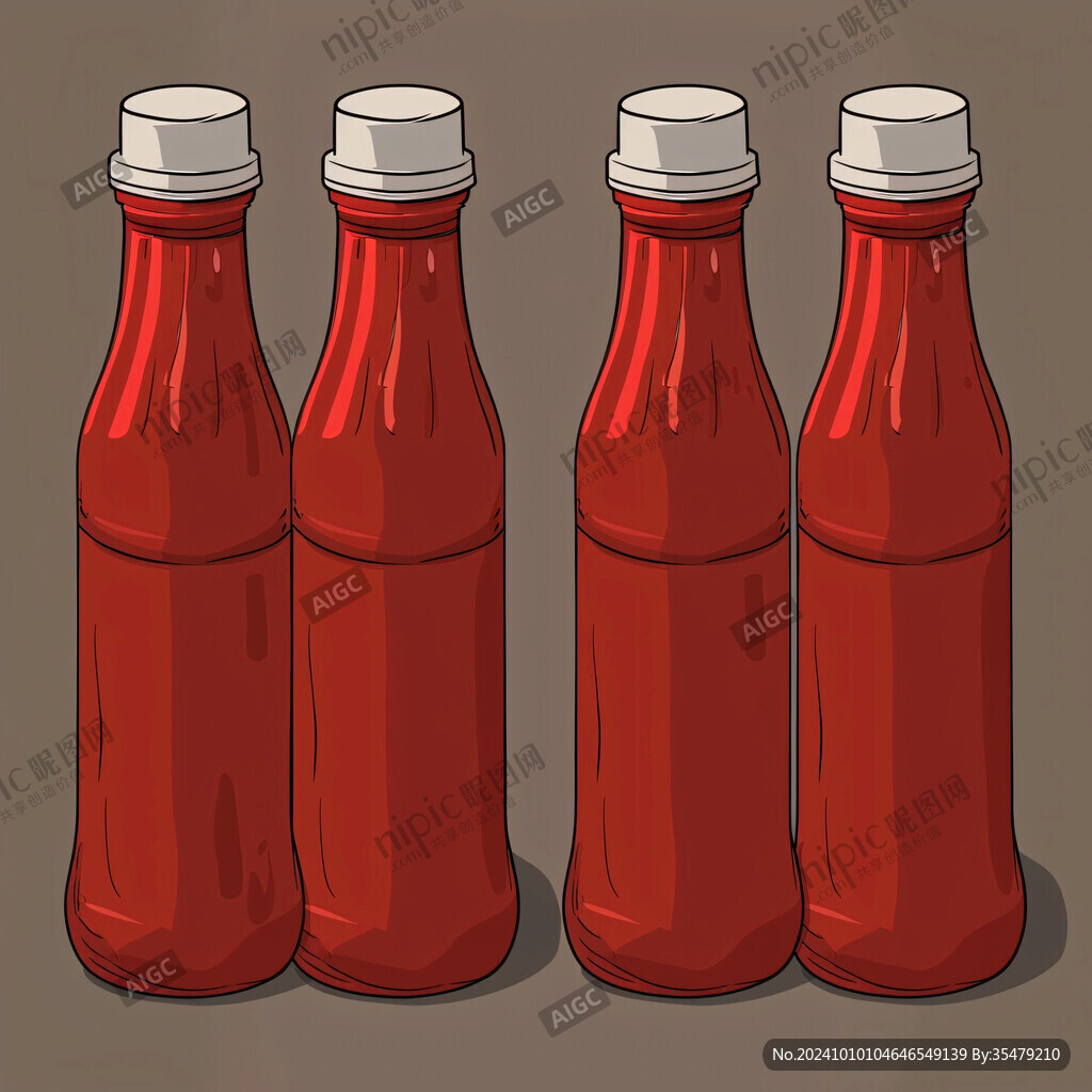 番茄酱插画