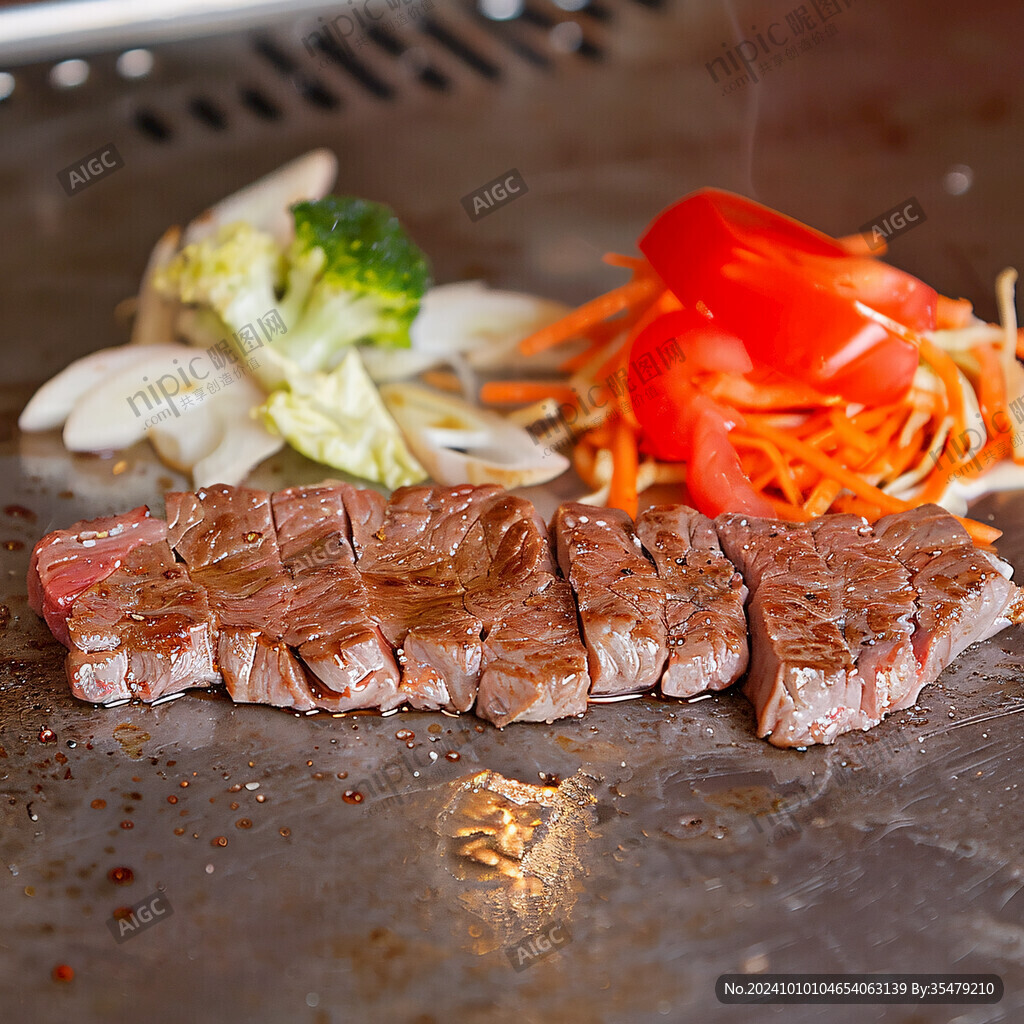 石板碳烤牛肉