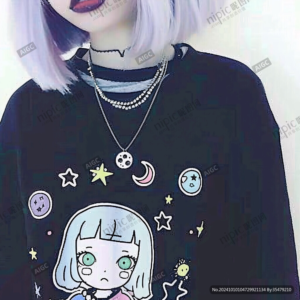 酷女孩插画