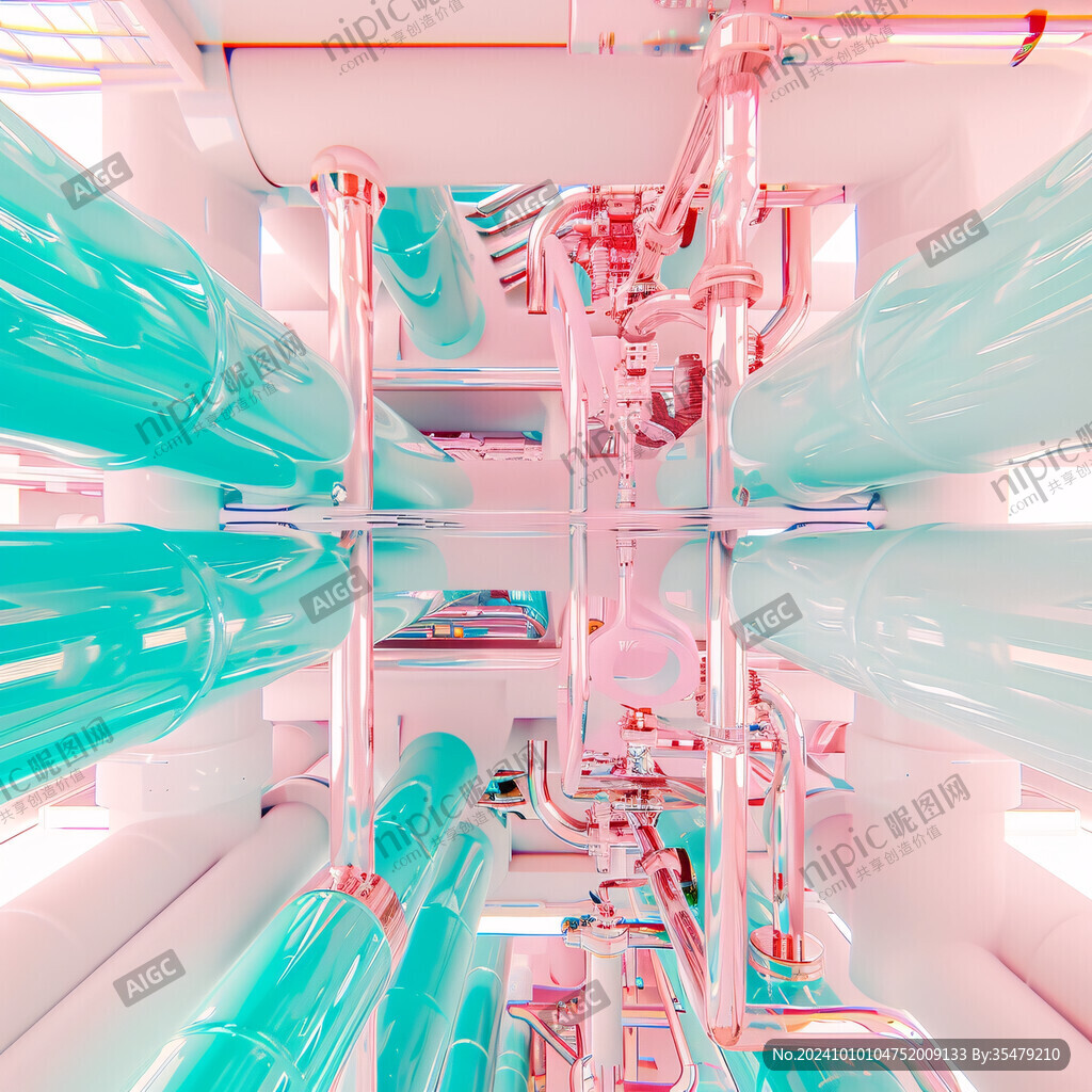 后现代机械科幻未来派