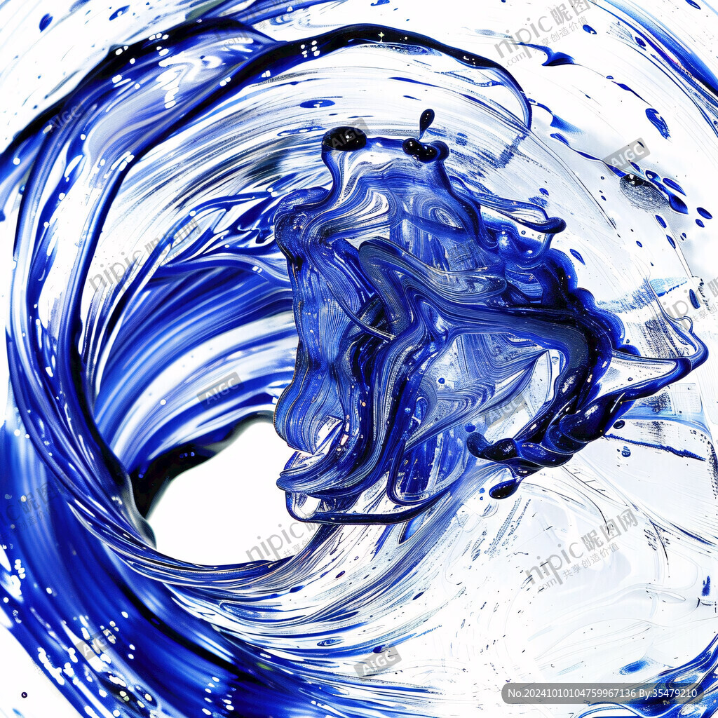 流体画图片