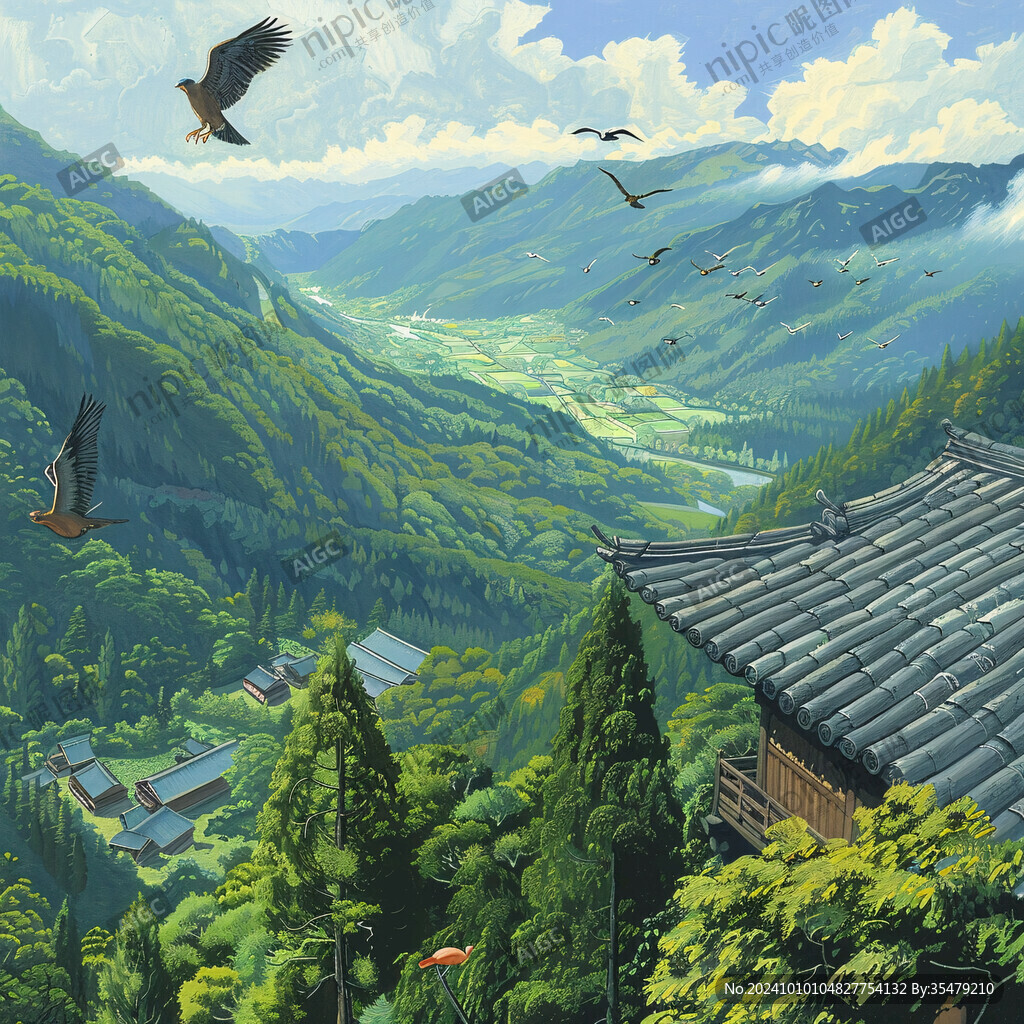 日式风景画