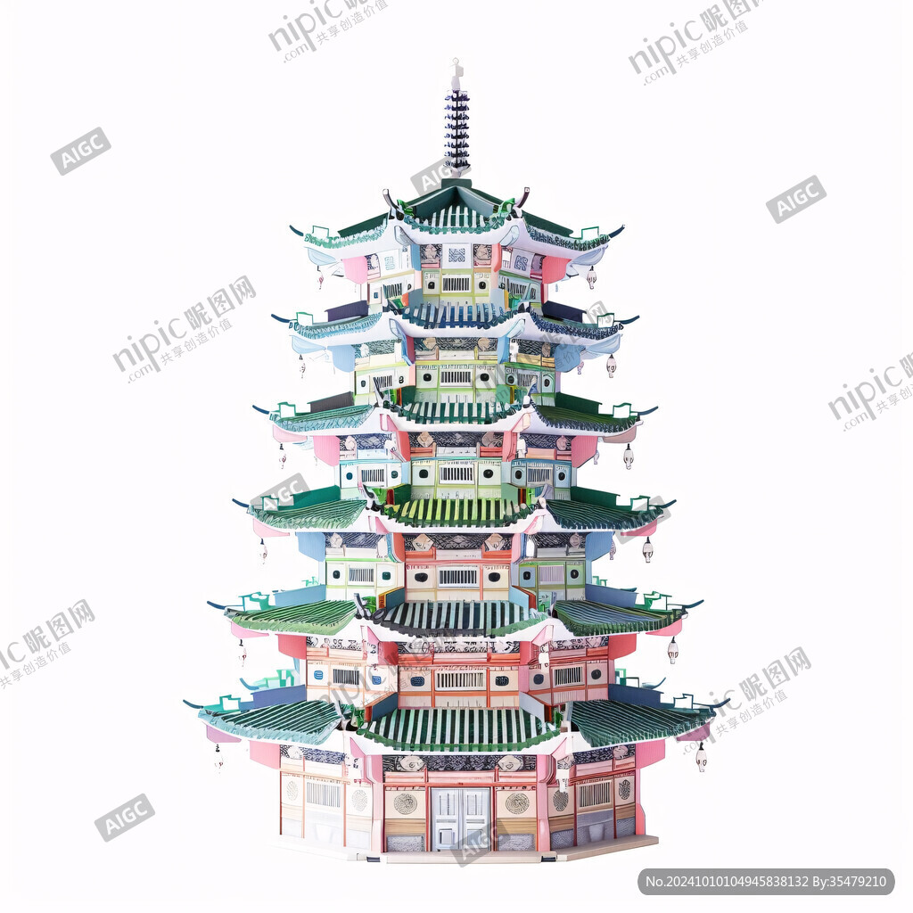 万寿塔插画