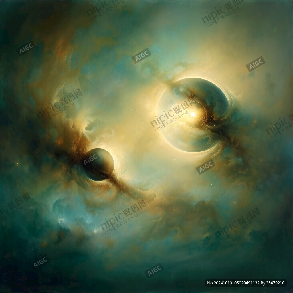 宇宙黑洞背景海报