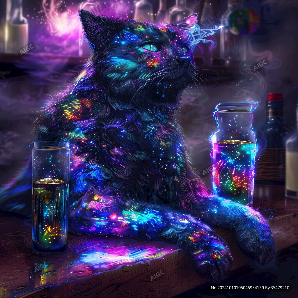 魔法猫咪形象