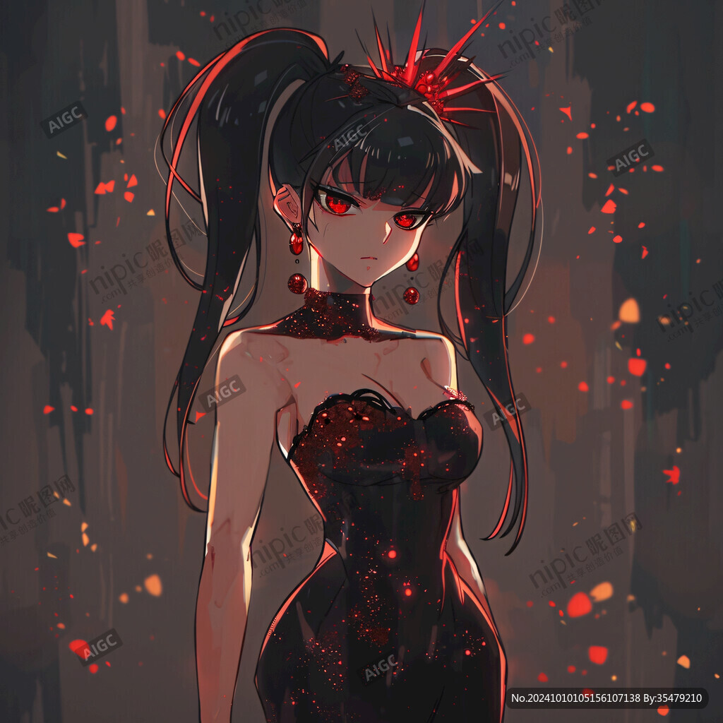 辣妹子插画