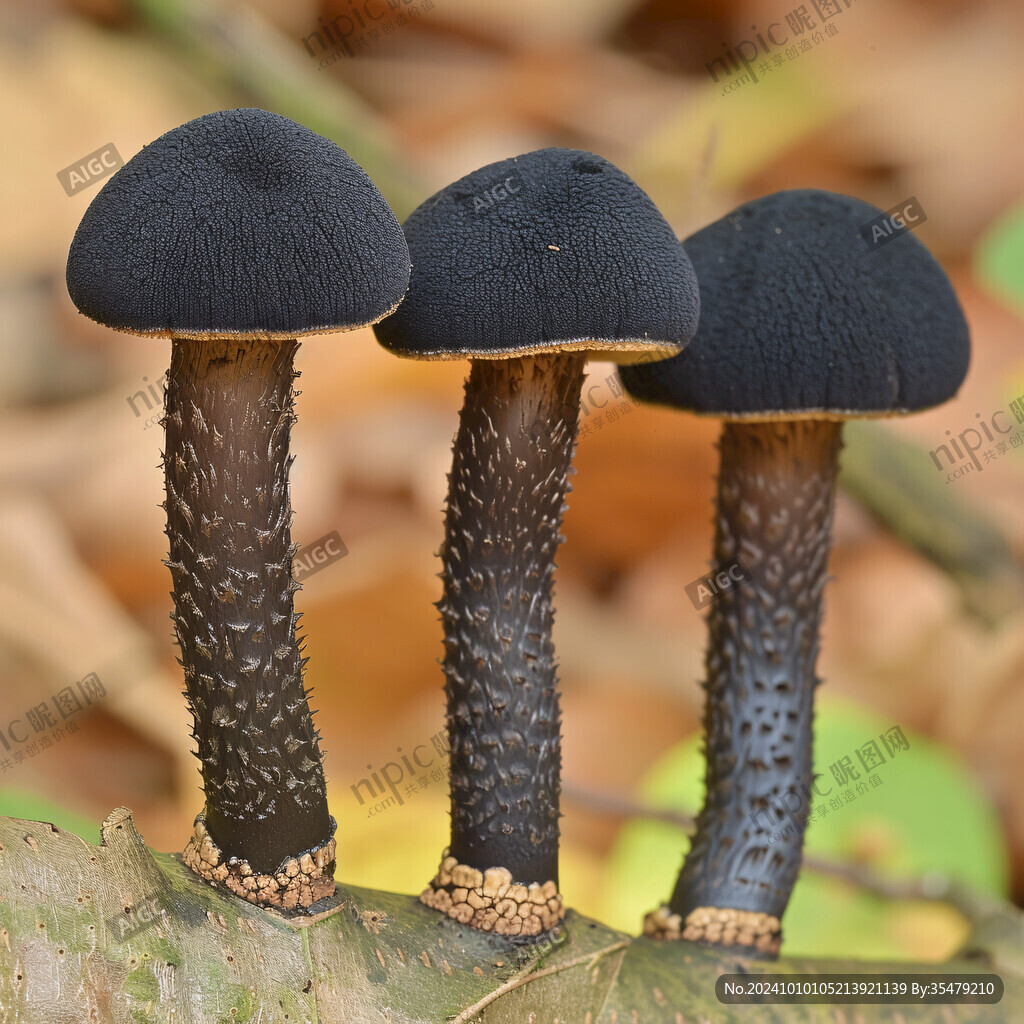 彩绒革盖菌