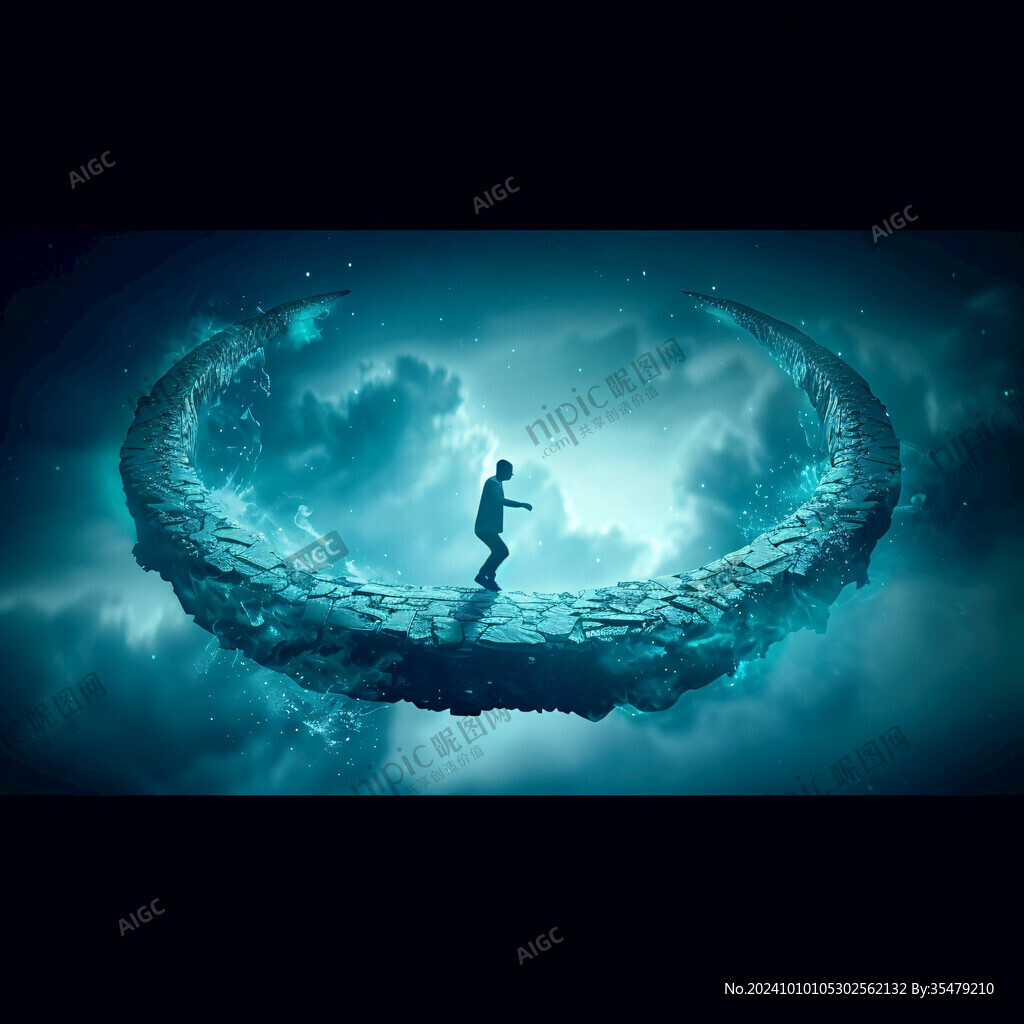 蓝色空间美人鱼