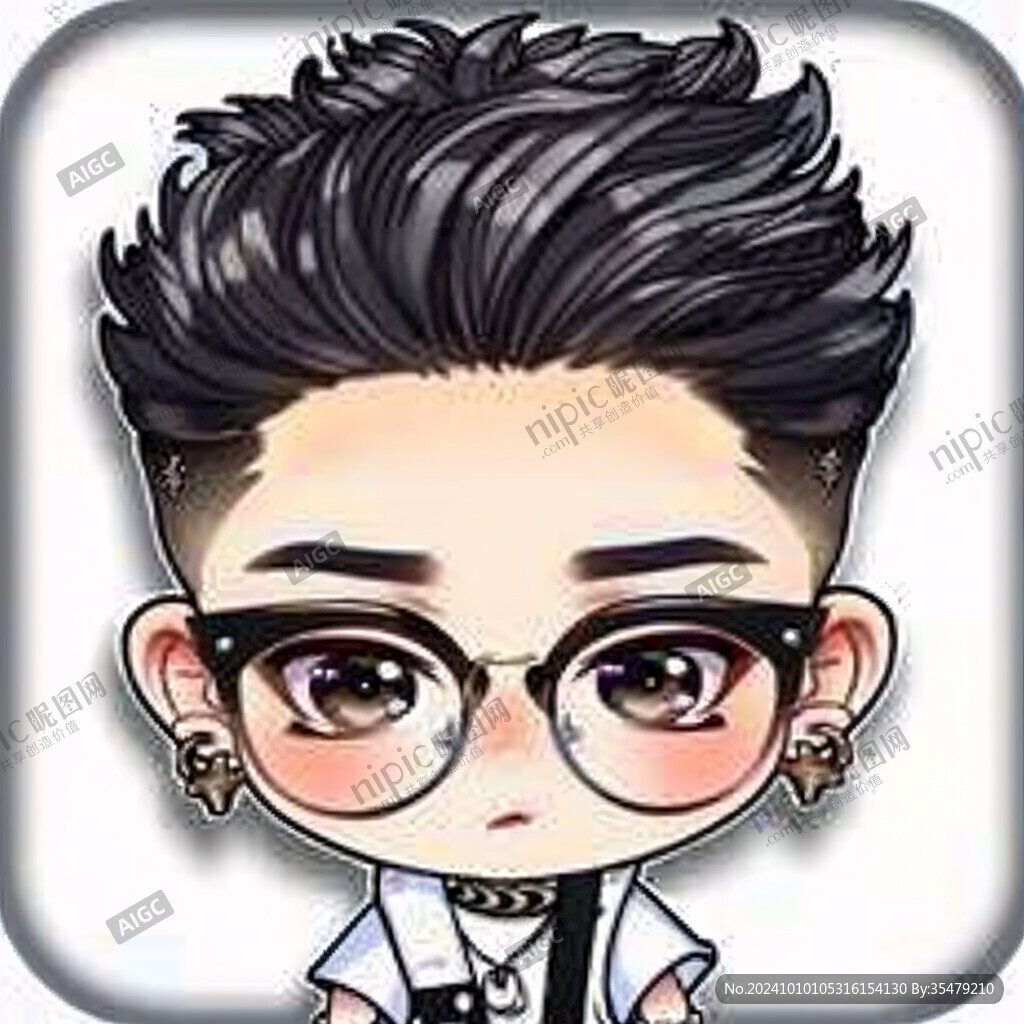q版墨镜男子