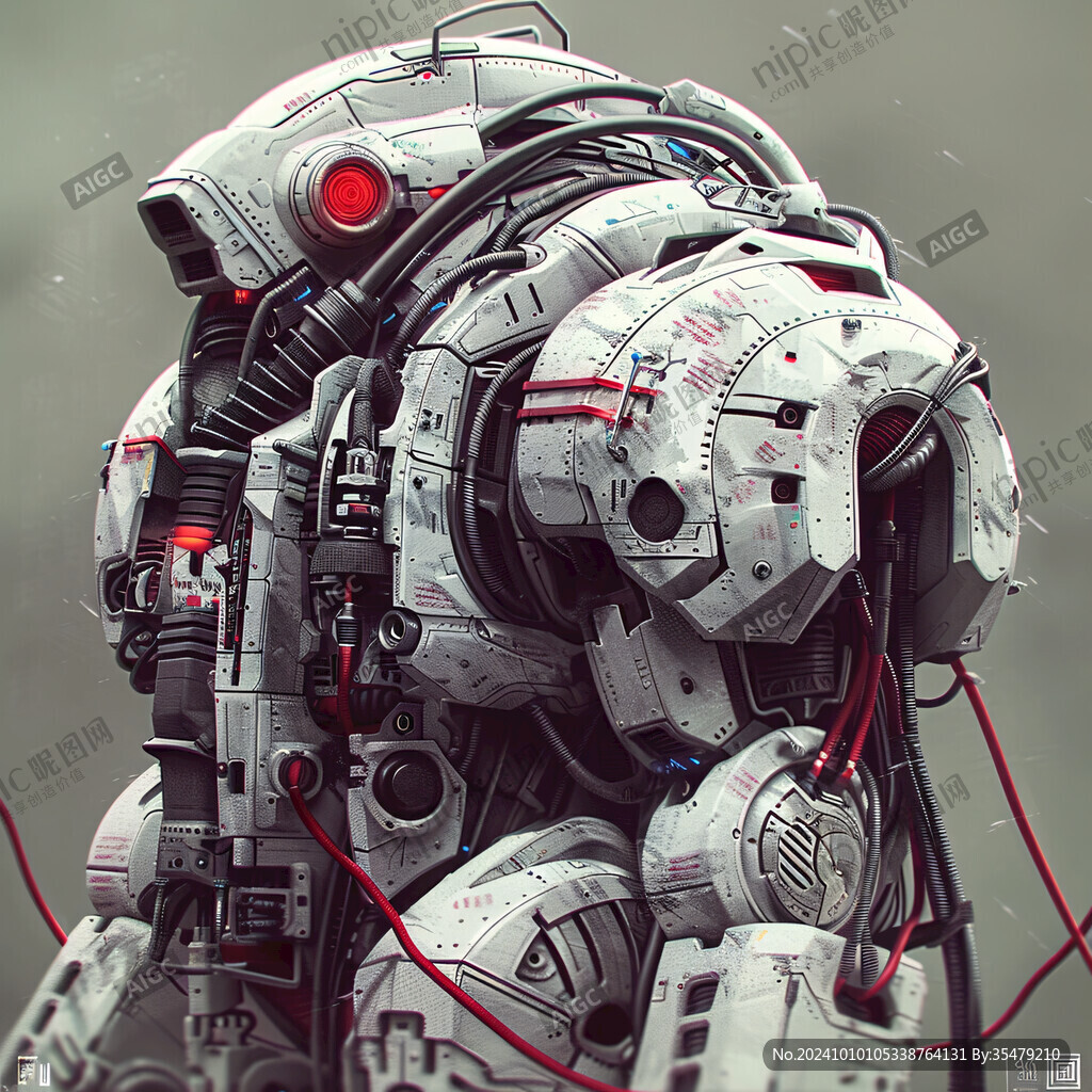 后现代机械科幻未来派