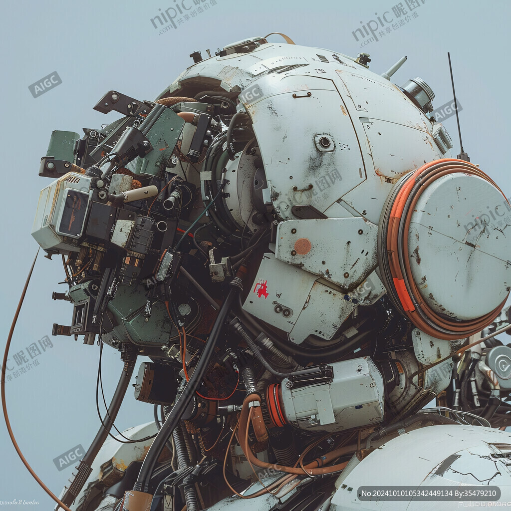 后现代机械科幻未来派