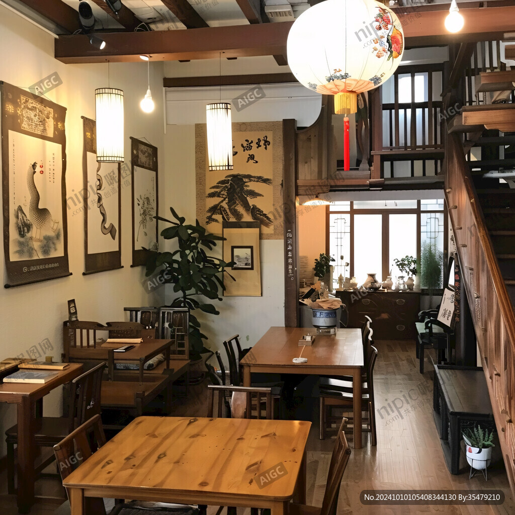 料理店内景