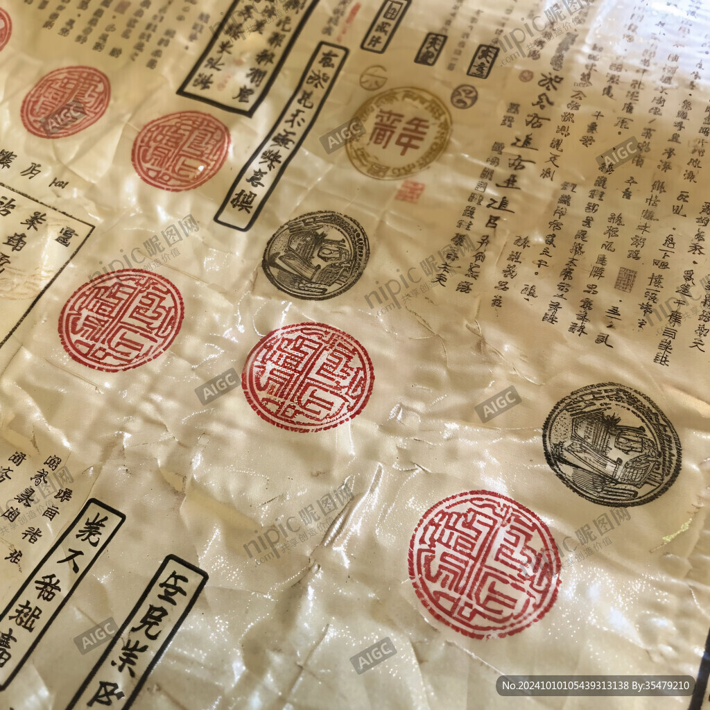黄金万两糕饼模印