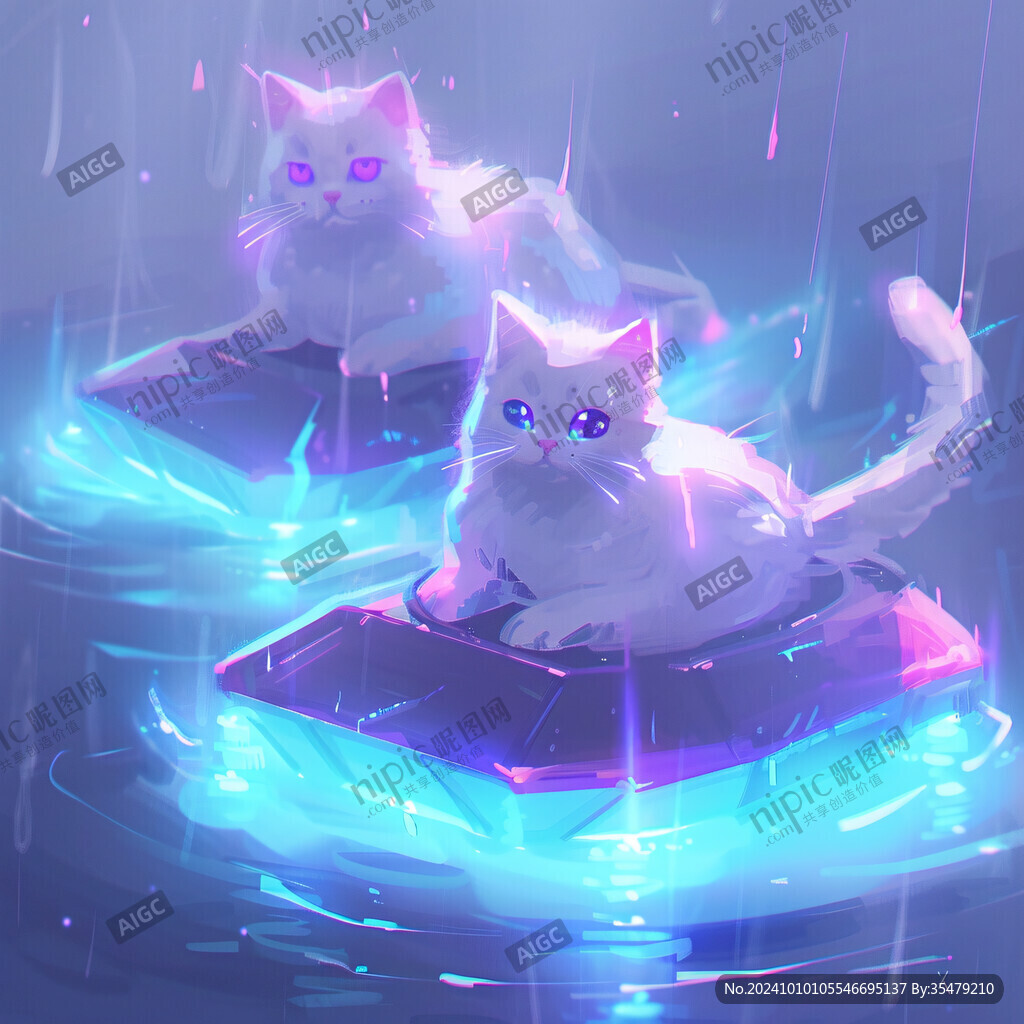 魔法猫咪形象