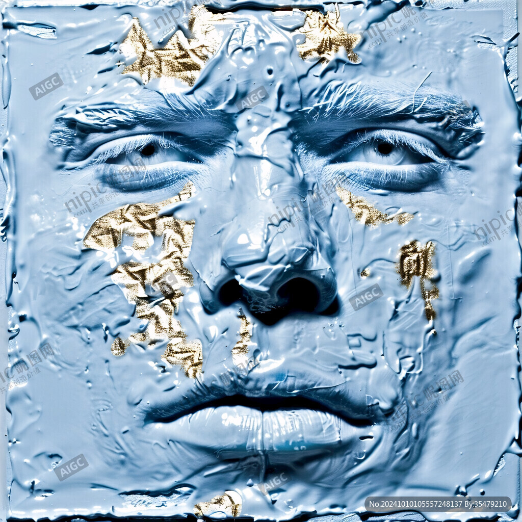 立体质感金属画