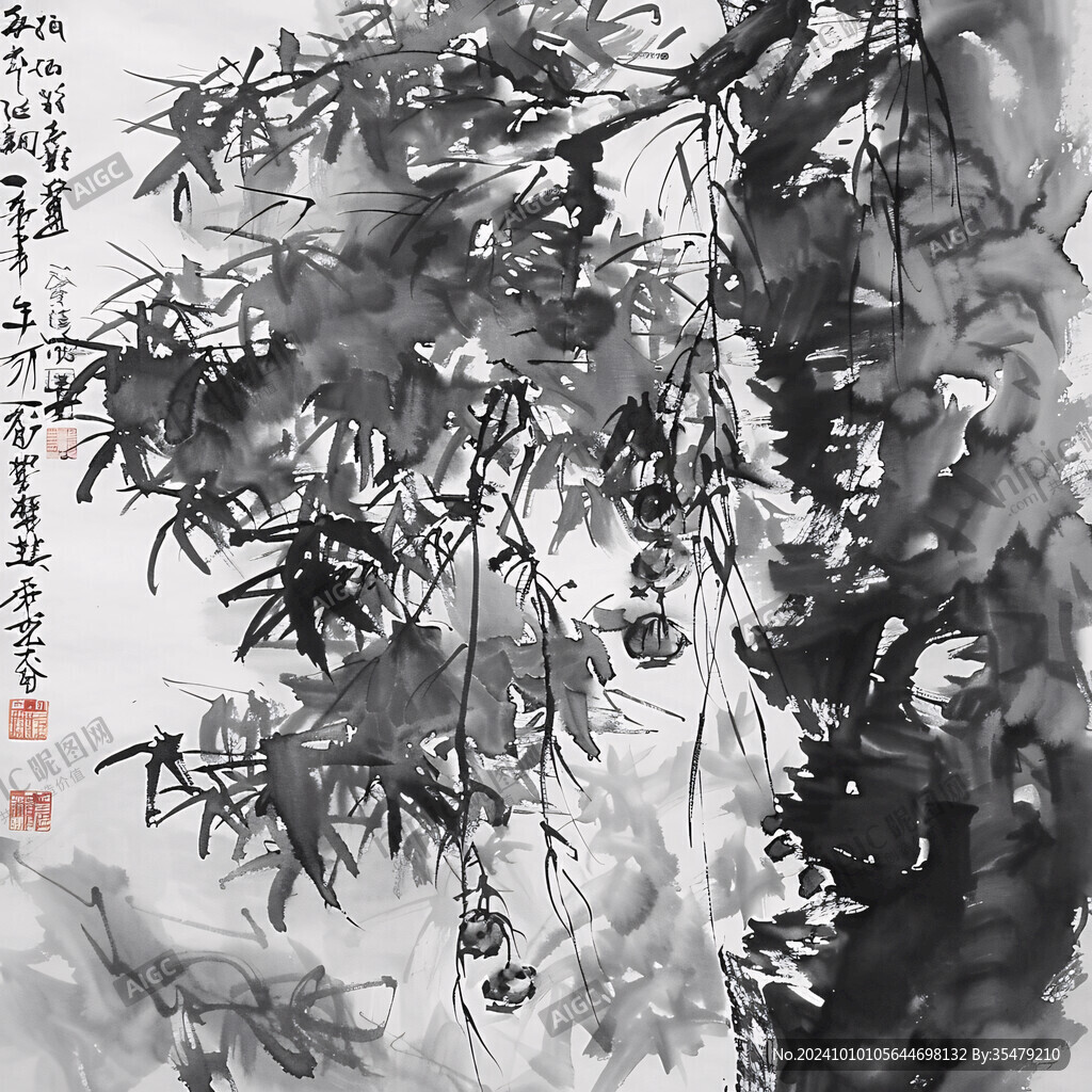 雨后新篁图