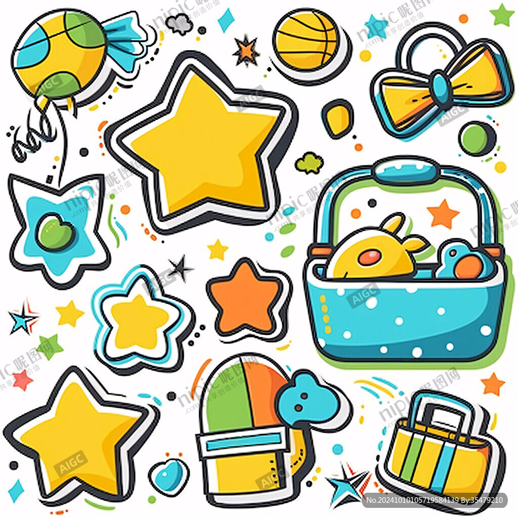 卡通星星动漫素材