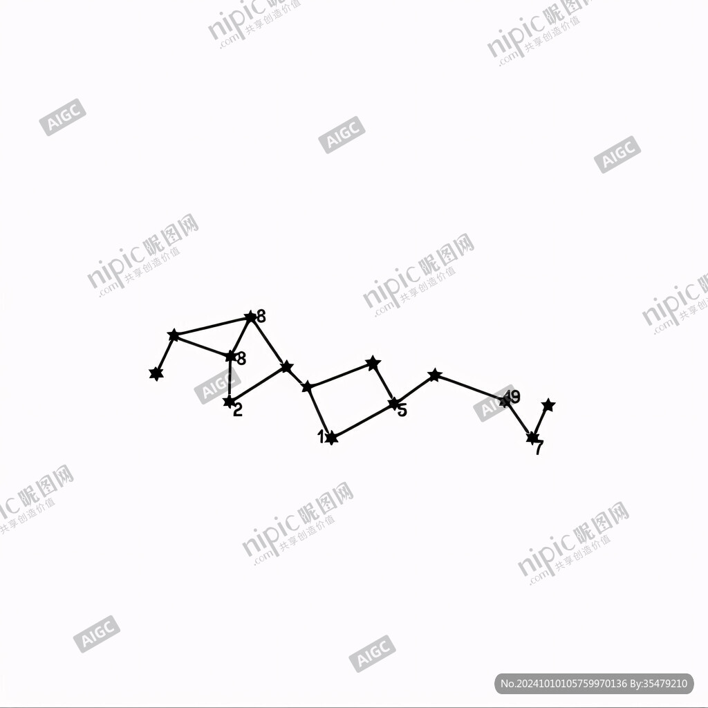 星座线稿设计