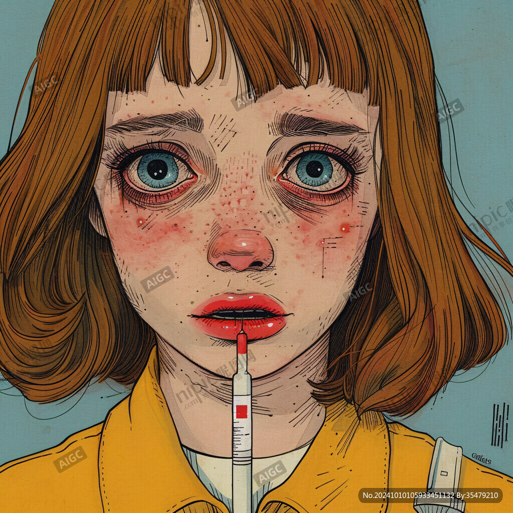 人物情绪插画
