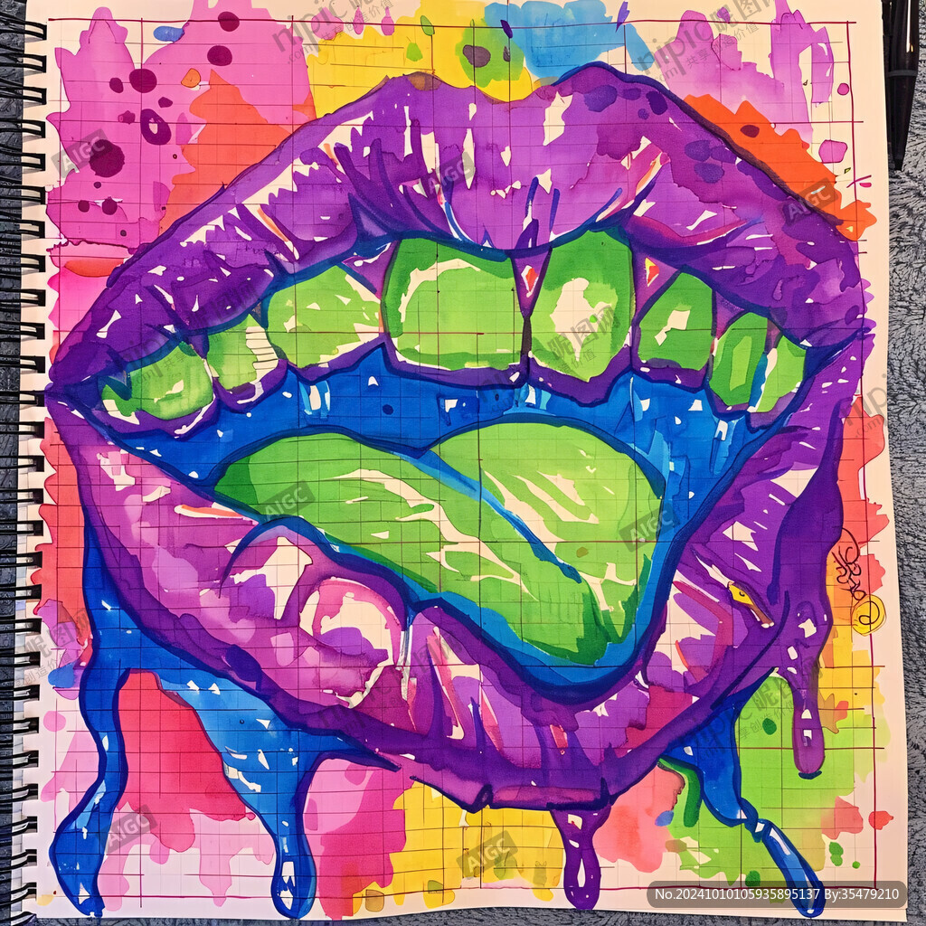 涂鸦创意画