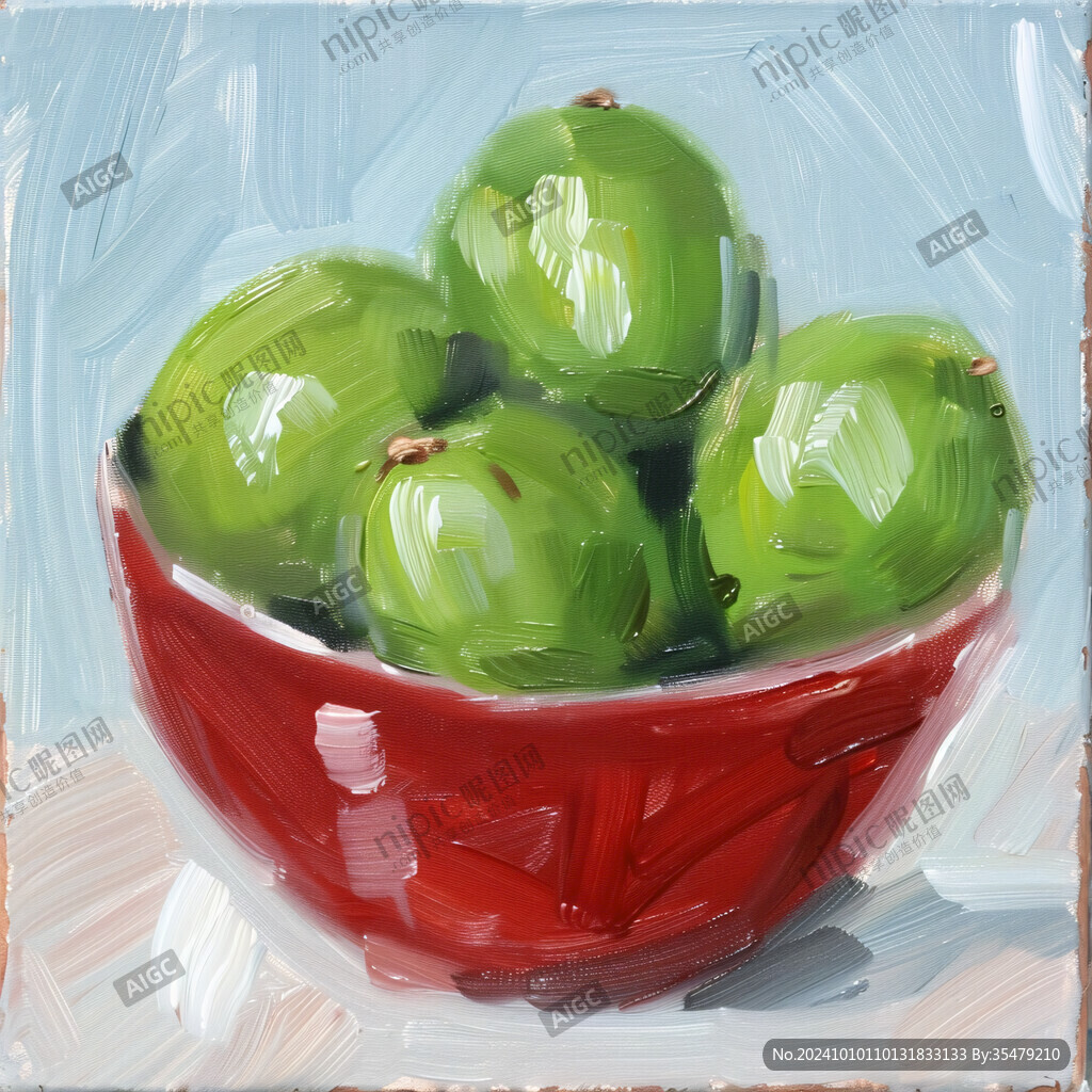 牛奶枣青枣插画