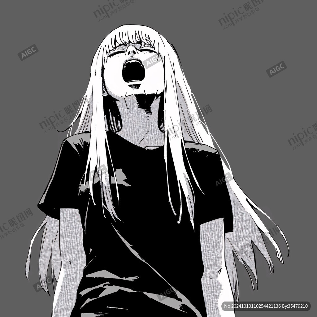 人物情绪插画