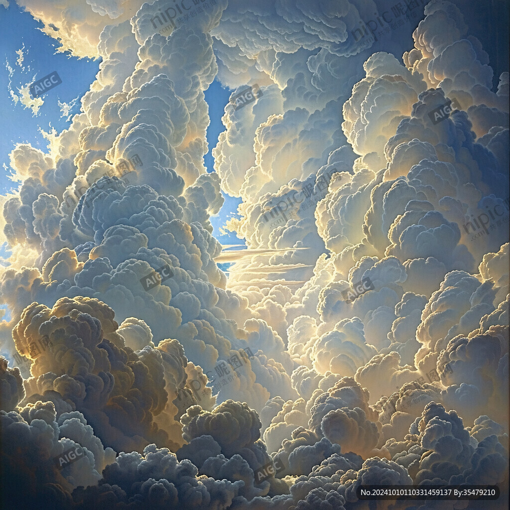 天空立体画