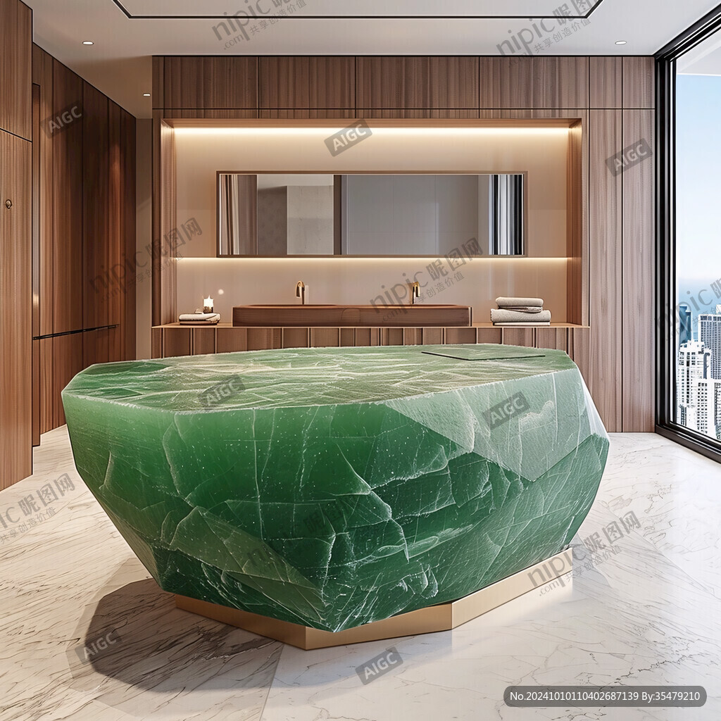 玉石材质前台