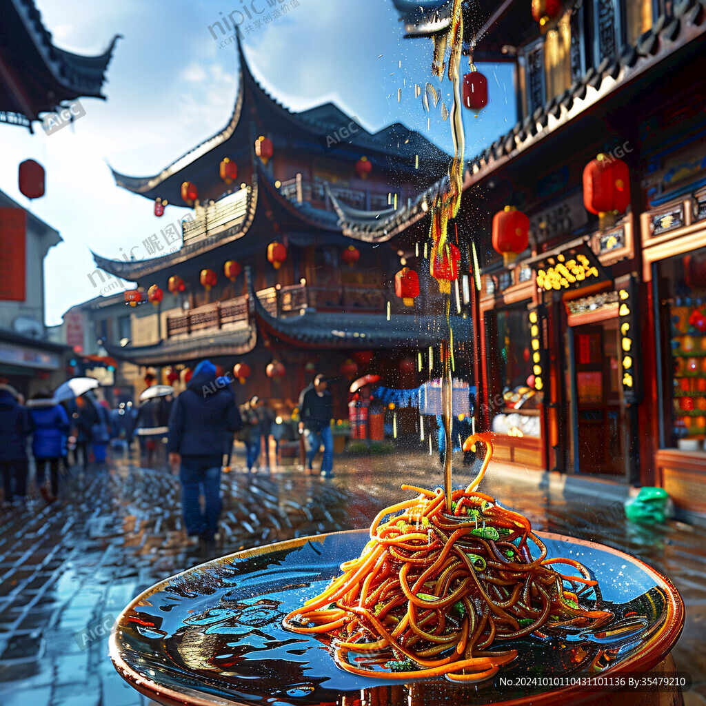 仿古小吃街
